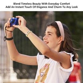 7 Pcs Fashion Headbands for Women Girls Headbands Set, Pearl Headband Floral Headbands Padded Headband for Women Vintage Wide Hair Band