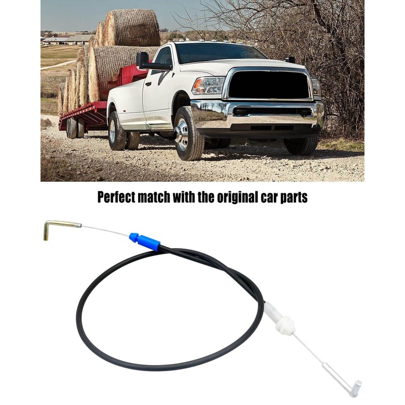 Door Latch Cable Front Driver Side Compatible with Dodge Ram