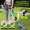 Weed Eater Handle Extension Back Saver, Upgraded Aluminum Grip Trimmer