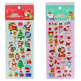 Kodomo Club Snow Kids Christmas Stickers, Pack of 25, 0016302 82734