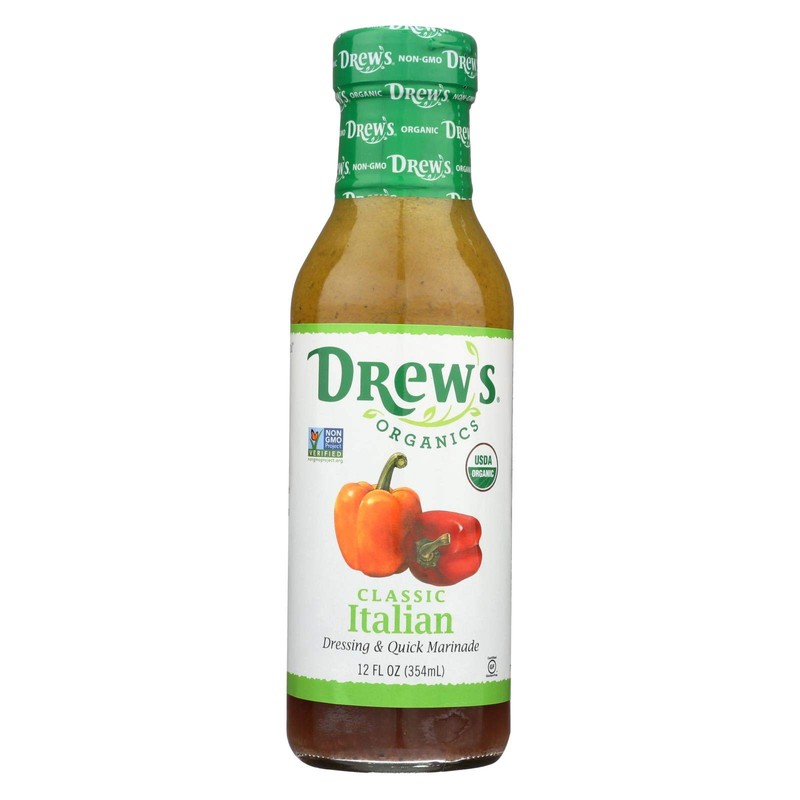 Drew's All Natural Classic Italian Dressing, 12 Ounce (Pack of