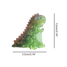 Novelty Dinosaur Claw Clip,Funny PVC Claw Clip for Women,Fashion Hair Clip,Green