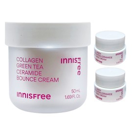 Innisfree Collagen Green Tea Ceramide Elasticity Barrier Cream 50ml+ / 이니스프리 콜라겐 그린티 세라마이드 탄력장벽 크림 50ml+