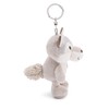 NICI Wolf Winny Keyring 10 cm Grey Plush Companion Cuddly