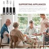 SOLUSTRE Adaptive Utensils Set 4-Piece Bendable Tableware with Non-Slip Textured