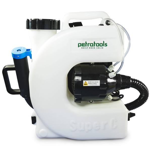 PetraTools Electric Fogger Machine, Mosquito Fogger Machine, Insect Fogger Backpack Sprayer - ULV Fogger with Extended Commercial Hose & Padded Straps (4 Gallon)