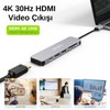 Omars 6 Port Type-C USB 3.1 PD 4K HDMI Video