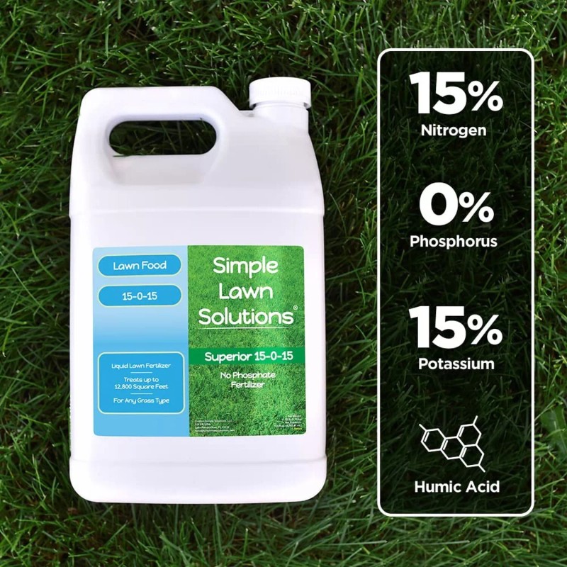 Simple Lawn Solutions Superior 15-0-15 Liquid Lawn Fertilizer - Lawn