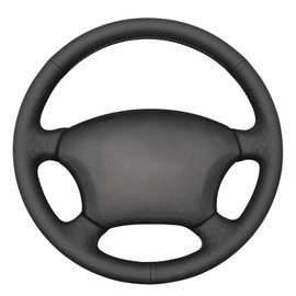 MEWANT Hand-Stitched Steering Wheel Cover for Tacoma Tundra 4Runner Sienna Highlander Sequoia Land Cruiser Prado 120 Land Cruiser Hilux LS400 GX GX470