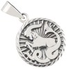 AFP ASt-12 Capricorn Pendant 925 Sterling Silver, Sterling Silver, No