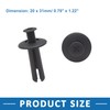 A ABSOPRO Screw Rivets Trunk Fender Retainer Clip 8mm Plastic