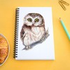 CafePress Cute Little Watercolor Saw Whet Owl Bird Nature Ar