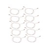 10Pcs 2pin Hearing Aid Cable High Temperature Resistance PVC Reliable