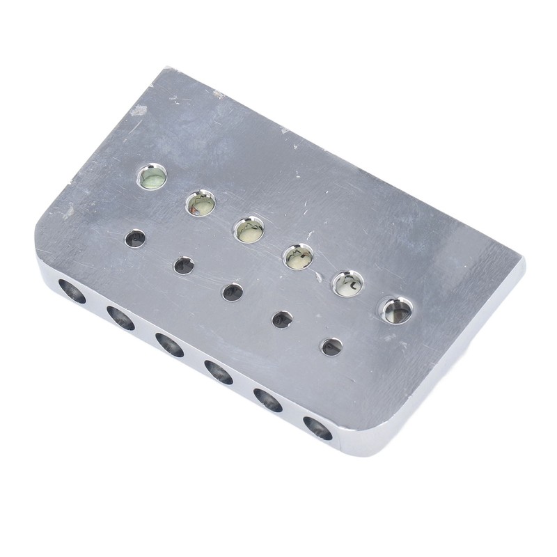 Hardtail Bridge with Saddles Metal 6 String Fixed Replacement for