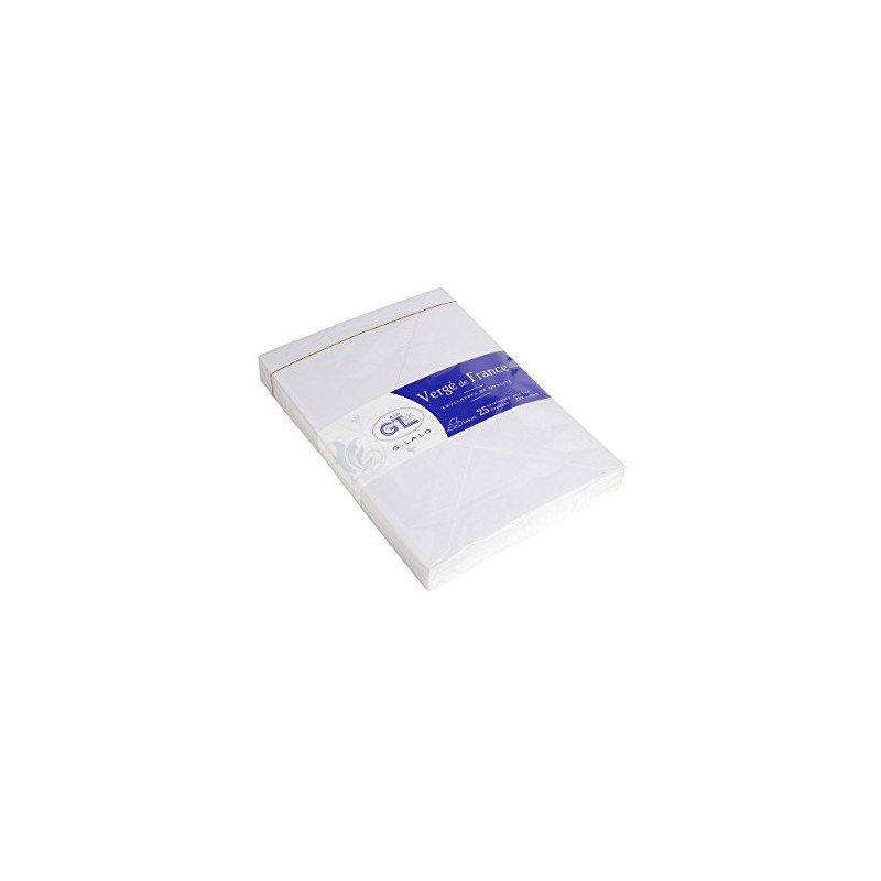 Verge 25 Laid Card Envelopes (162 x 229 mm Lined