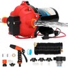 12V Washdown Pump Kit with 7.5 GPM & 80 PSI,RV