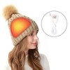 Warm Heating Knitted Hat Electric Soft USB Rechargeable Warming Hat
