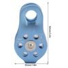 Climbing Single Pulley Al Mg Alloy Fixed Eye Single Rope