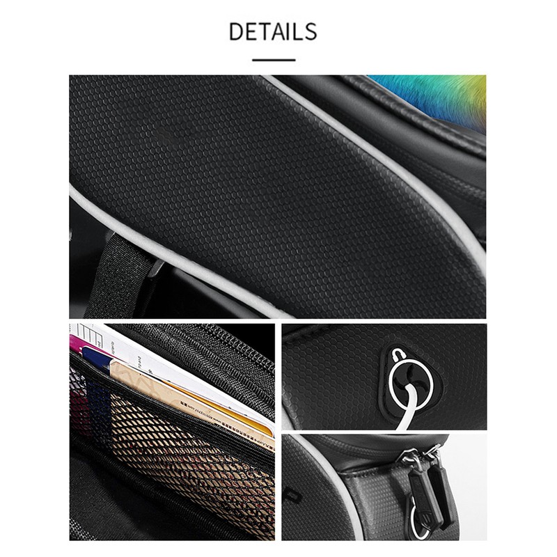 Bike Frame Bag Splash Proof Bike Pouch Bag Touch Screen