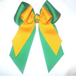 Large Double Hair Bow. Made in the USA.French Clip, ss1