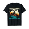 Weekends Are For Snowmobiling Winter Snowmobile Rider Gifts T-Shirt