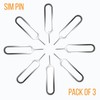 TYGA Sim Card Tray Removal Tool (Pack of 3) Sim