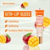 Ruby Kisses Broadway Vita-Lip Clear Lip Gloss (10 Pack), Hydrating