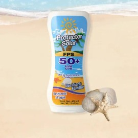 Bloqueador Para Niños Y Adultos 400ml Protector Solar FPS 50+ Filtro UV Facial Y Corporal A Prueba De Agua Bella Piel I Para Playa