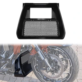 LUXEMOTO Front Spoiler Radiator Chin Cover for Road Glide 2024-2026, Front Lower Fairing Spoilers Radiator Oil Cooler for Harley CVO Street Road Glide 2023-2025 Accessories,Replace# 57200457