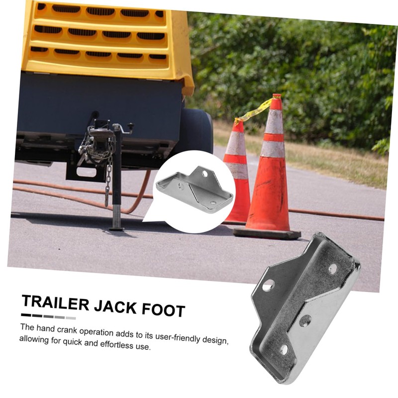 GRIRIW Removable Trailer Jack Foot Pad Plate Jack Foot Plate