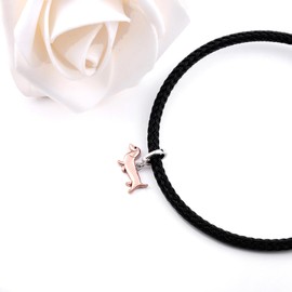 Cute Dachshund Charm Beads for Women - 925 Sterling Silver Dachshund Charms for Bracelet Dog Bead Jewelry Gift for Mom Daughter Pet Lover