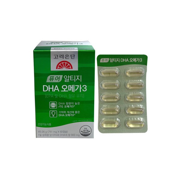 Korea Eundan Pure Altige DHA Omega 3 751mg x 60