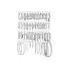 24 Pairs Chunky Silver Hoop Earrings Set for Women, Hypoallergenic
