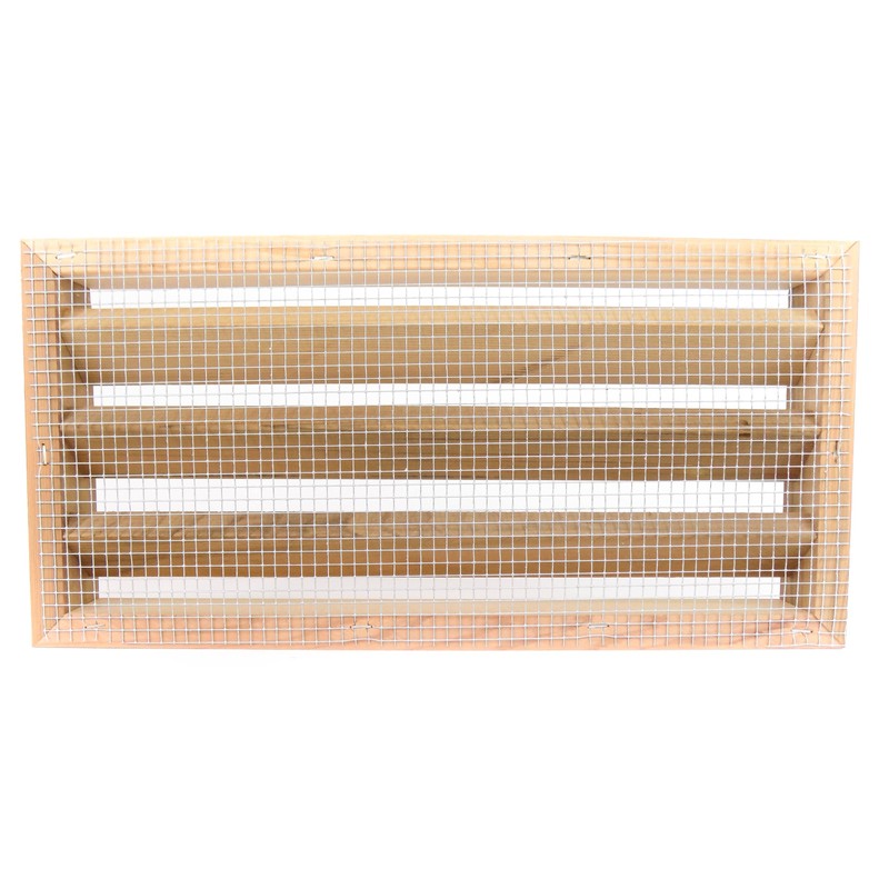 Miller Shingle Clear Cedar Foundation Vent with Louvers - 16