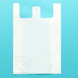 Blesspack Vinyl Packaging Delivery Grocery Handle Large Bag No. 3 70 Counts 2ea