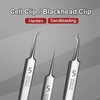 3PC Professional Pointed Ingrown Hair Splinter Tip Curve Tweezers Set