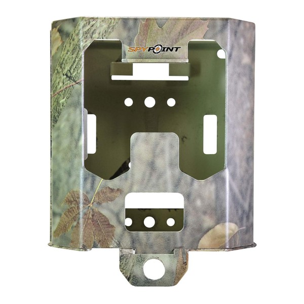SPYPOINT Cellular Trail Cameras Security Box - SB-200 Steel Security Box fits 42 LED Cellular Game Camera | Protective Heavy Duty Steel Case fit on Cell Cameras for hunting, Trail Camera Lock Box