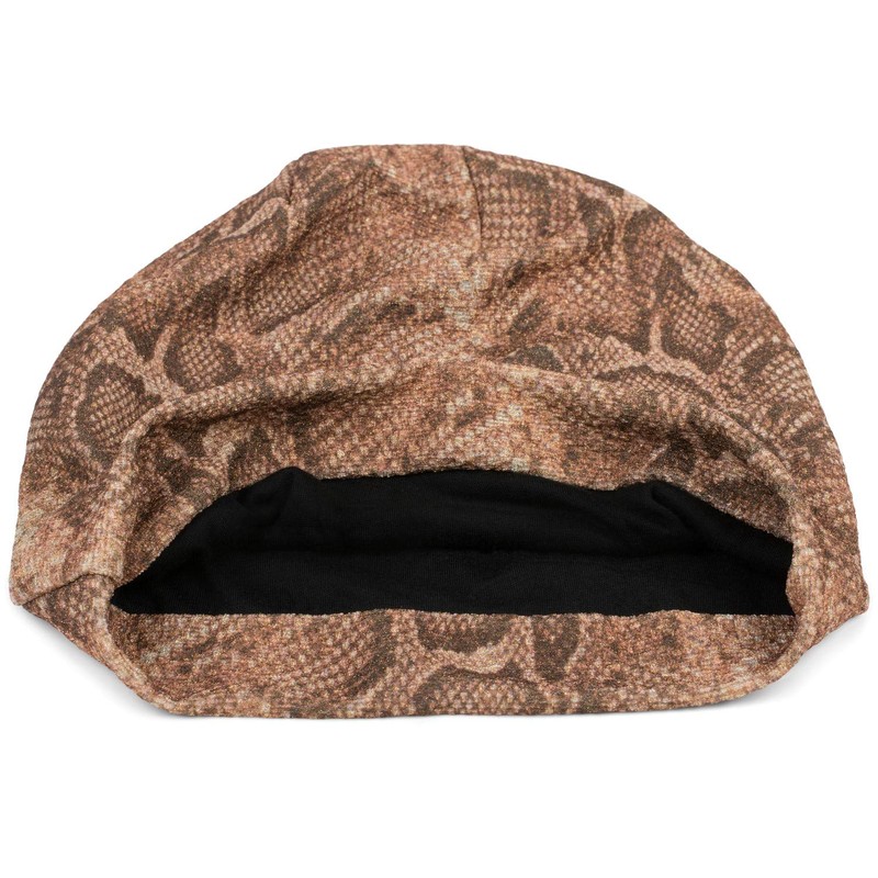styleBREAKER 04024174 Women's Beanie Hat with Snake Python Pattern and