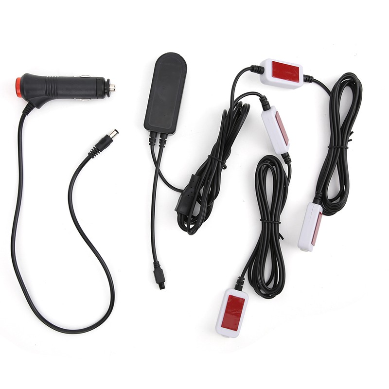 4‑In‑1 5V/12V Car Interior Ambient Light 7 Colors Adjustable Voice