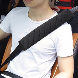 Juttzzei Seat Belt Pads, 19.7"/50cm Comfort Plush Car Seat Belt Cover, Soft Flocking Seat Belt Covers for Kids and Adults, Car Seat Strap Pads for Sedan SUV Trucks