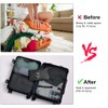 OSDUE Packing Cubes for Suitcase, 8PCS Thickening Travel Organiser Packing