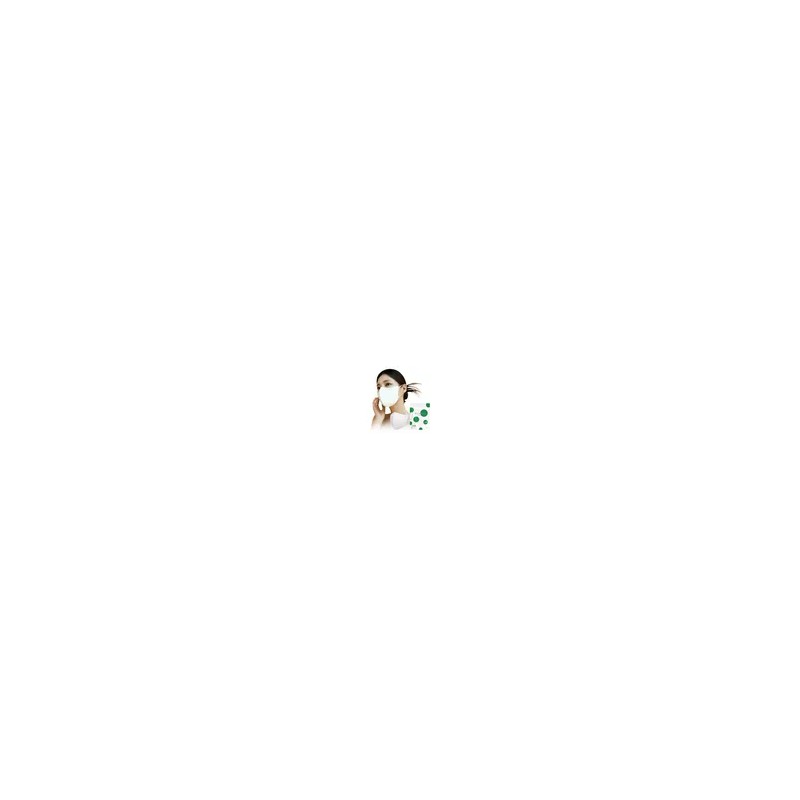 Bluna 블루나 KF AD 새부리형 마스크 대형 중형 화이트 50매