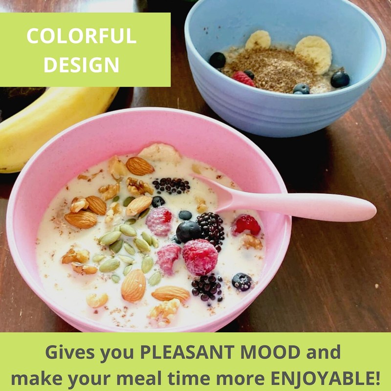 Unbreakable Wheat Straw Dinnerware Sets (28pcs) - The Simply Avocado