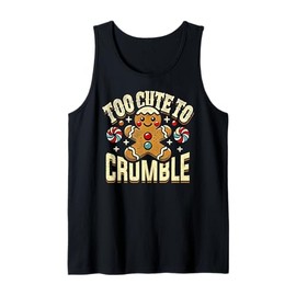 Too Cute to Crumble Gingerbread Man Tank Top