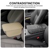 Upgraded Car Middle Center Console Cover,Microfiber Leather Car Armrest Cover