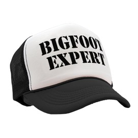 The Goozler Bigfoot Expert - Sombrero de camión para Adulto, Negro, Talla única