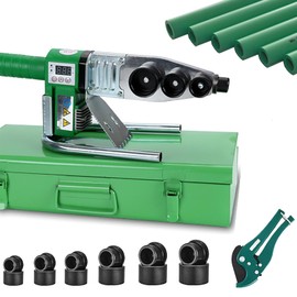 WINB Plastic Pipe Welder Plastic pipe 110-220v welding tool Pipe Welding Machine PP, PP-R, PE, PP-C Pipe with 0.79/0.98/1.26/1.57/1.97/2.46 in Die Head