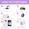 60 PCS Sublimation Magnets Blanks Rectangle Products 30 Pcs Sublimation