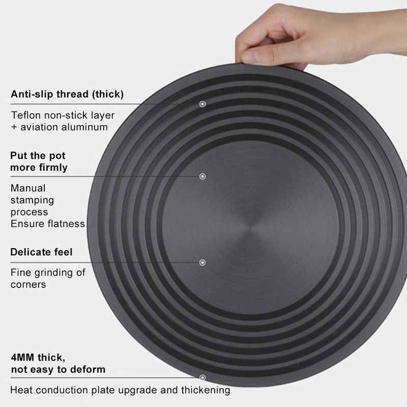 Gas Stove Diffuser,Heat Diffuser for Gas Stovetop,Aviation-Grade Aluminum Non-Stick Coating