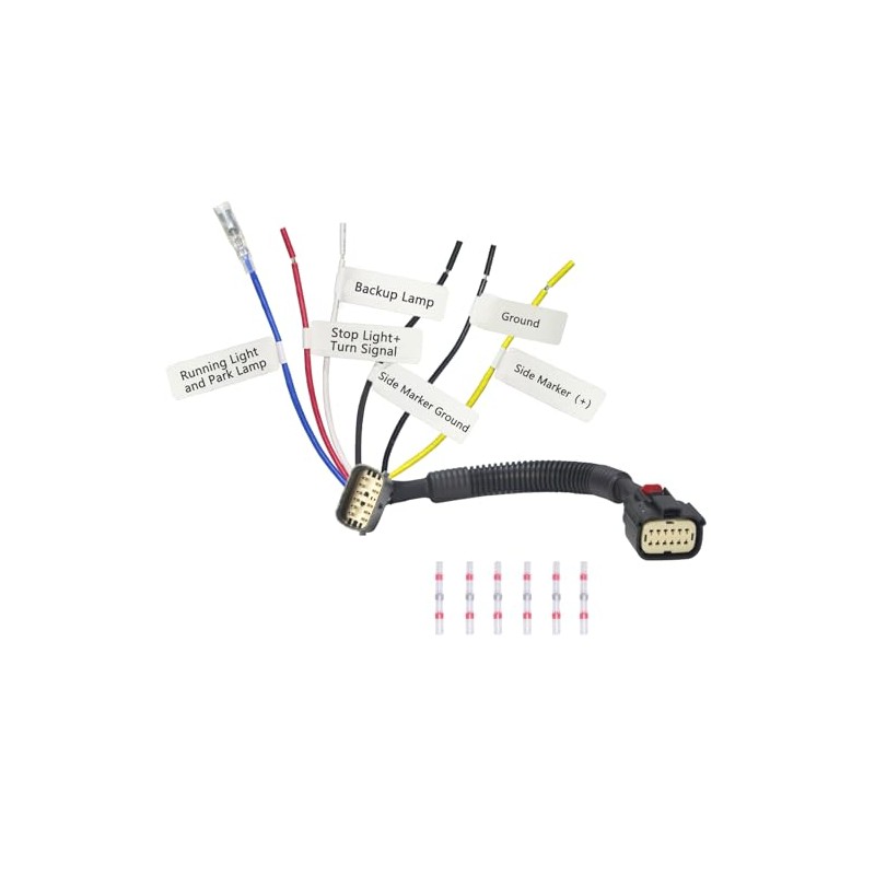 for Wrangler JL Tail Light Harness Adapter Pigtail Fit for
